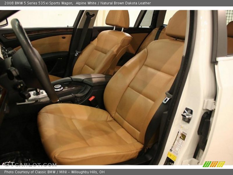  2008 5 Series 535xi Sports Wagon Natural Brown Dakota Leather Interior