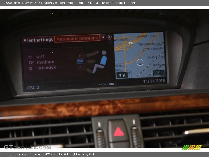 Alpine White / Natural Brown Dakota Leather 2008 BMW 5 Series 535xi Sports Wagon
