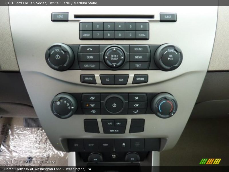 White Suede / Medium Stone 2011 Ford Focus S Sedan