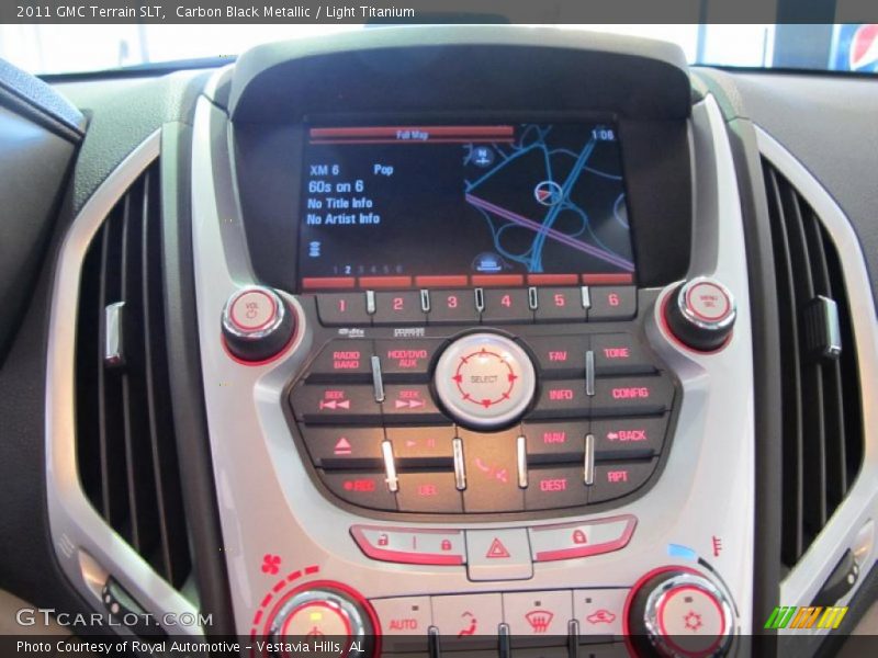 Navigation of 2011 Terrain SLT