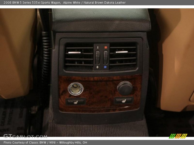 Alpine White / Natural Brown Dakota Leather 2008 BMW 5 Series 535xi Sports Wagon