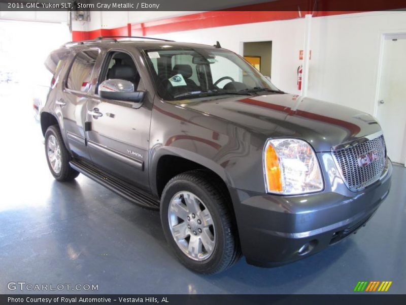 Storm Gray Metallic / Ebony 2011 GMC Yukon SLT