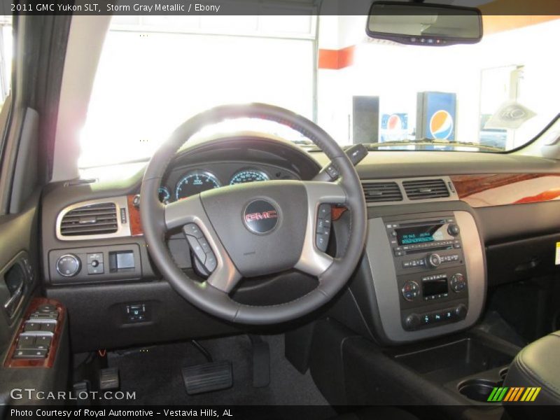 Storm Gray Metallic / Ebony 2011 GMC Yukon SLT