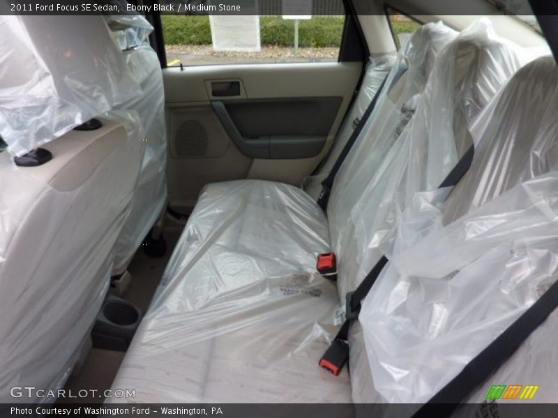 Ebony Black / Medium Stone 2011 Ford Focus SE Sedan