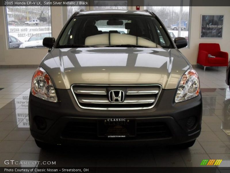 Satin Silver Metallic / Black 2005 Honda CR-V LX