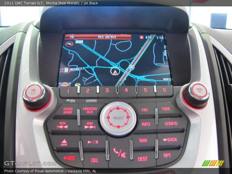 Navigation of 2011 Terrain SLT