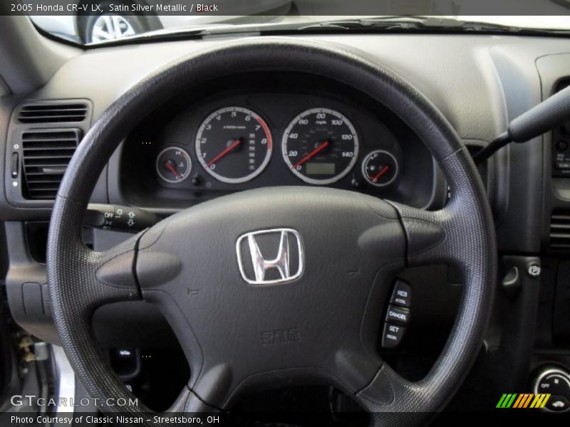 Satin Silver Metallic / Black 2005 Honda CR-V LX