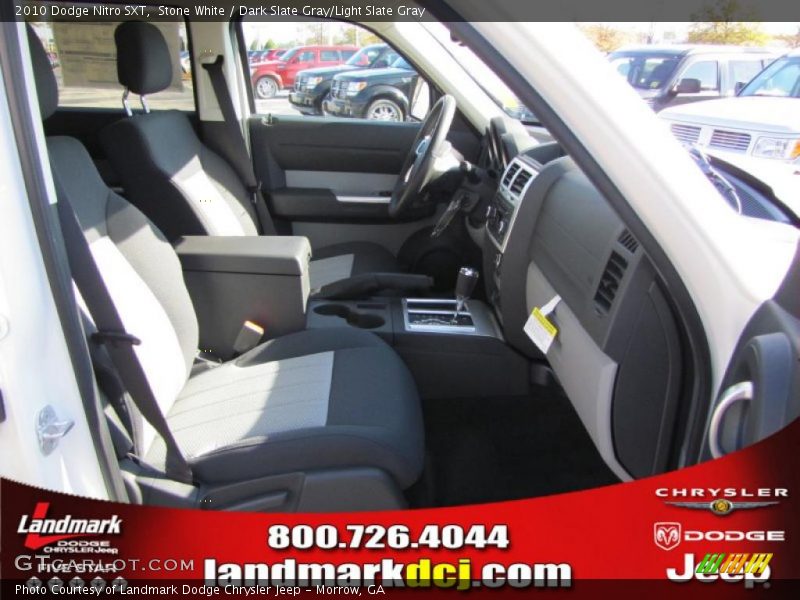 Stone White / Dark Slate Gray/Light Slate Gray 2010 Dodge Nitro SXT