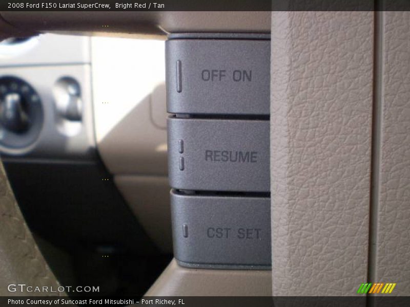 Bright Red / Tan 2008 Ford F150 Lariat SuperCrew