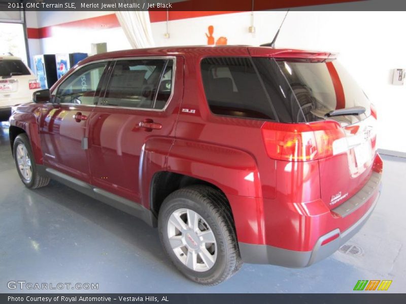 Merlot Jewel Metallic / Jet Black 2011 GMC Terrain SLE