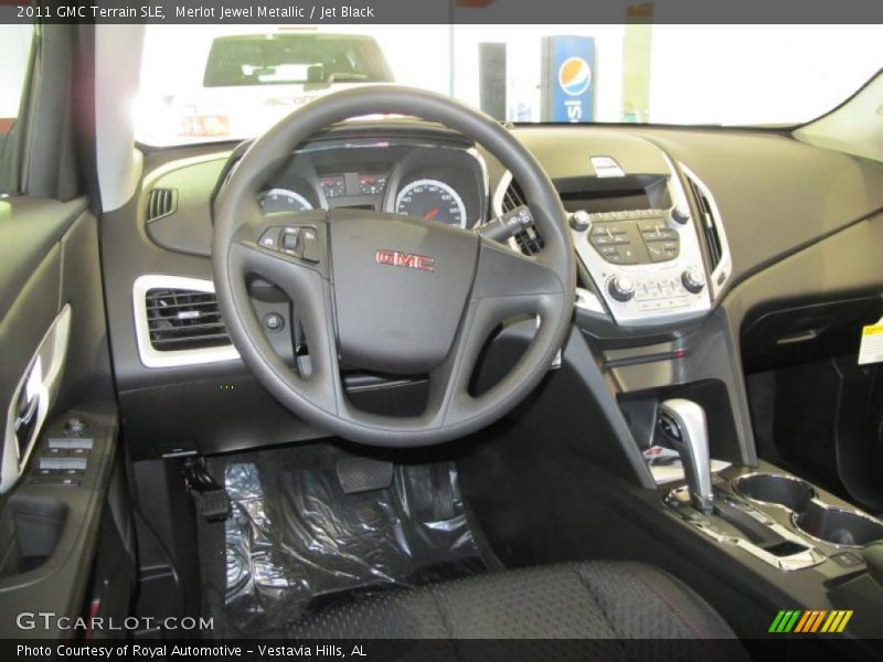 Merlot Jewel Metallic / Jet Black 2011 GMC Terrain SLE