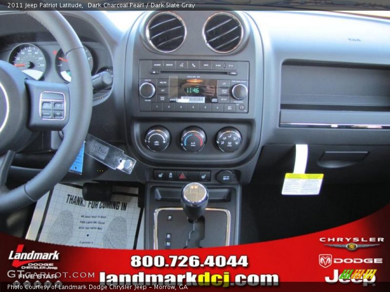 Dark Charcoal Pearl / Dark Slate Gray 2011 Jeep Patriot Latitude