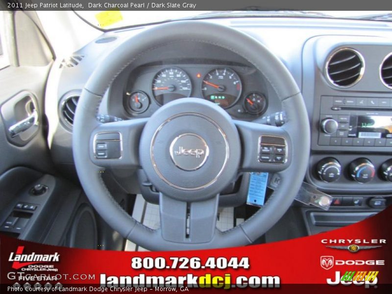 Dark Charcoal Pearl / Dark Slate Gray 2011 Jeep Patriot Latitude