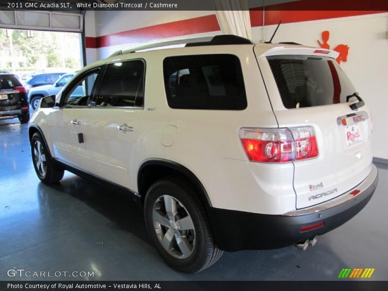 White Diamond Tintcoat / Cashmere 2011 GMC Acadia SLT