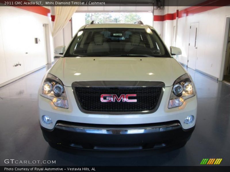 White Diamond Tintcoat / Cashmere 2011 GMC Acadia SLT