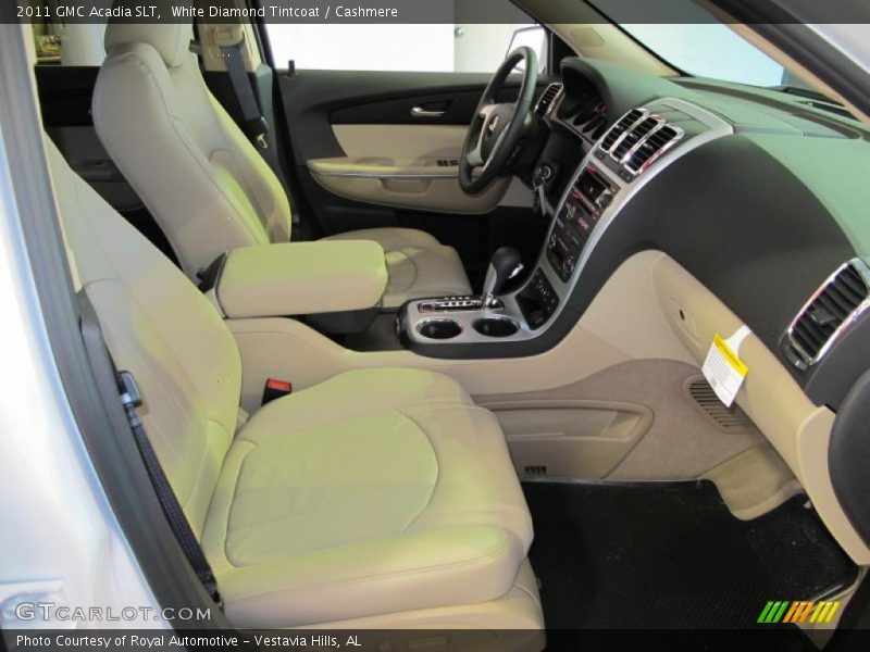 White Diamond Tintcoat / Cashmere 2011 GMC Acadia SLT