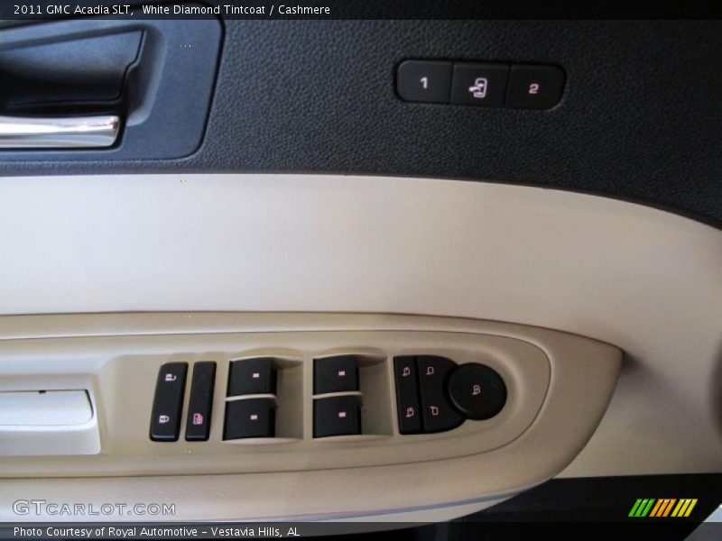 White Diamond Tintcoat / Cashmere 2011 GMC Acadia SLT