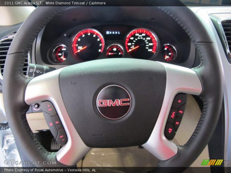 White Diamond Tintcoat / Cashmere 2011 GMC Acadia SLT