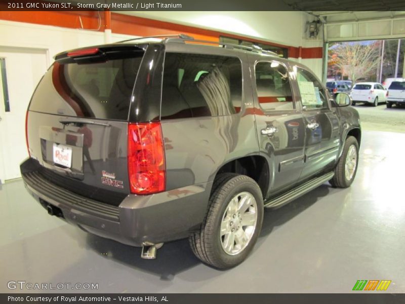 Storm Gray Metallic / Light Titanium 2011 GMC Yukon SLT