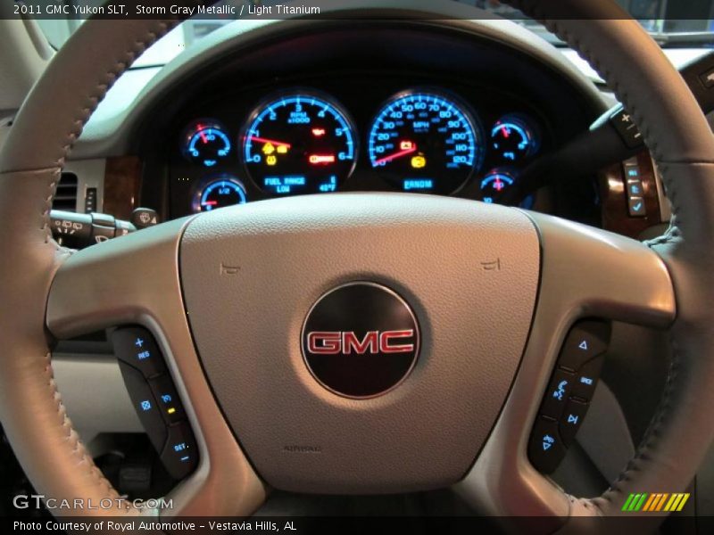 Storm Gray Metallic / Light Titanium 2011 GMC Yukon SLT