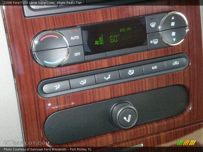 Bright Red / Tan 2008 Ford F150 Lariat SuperCrew