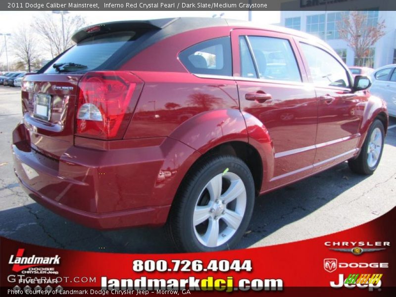 Inferno Red Crystal Pearl / Dark Slate/Medium Graystone 2011 Dodge Caliber Mainstreet