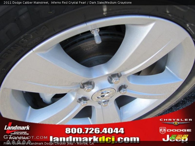 Inferno Red Crystal Pearl / Dark Slate/Medium Graystone 2011 Dodge Caliber Mainstreet