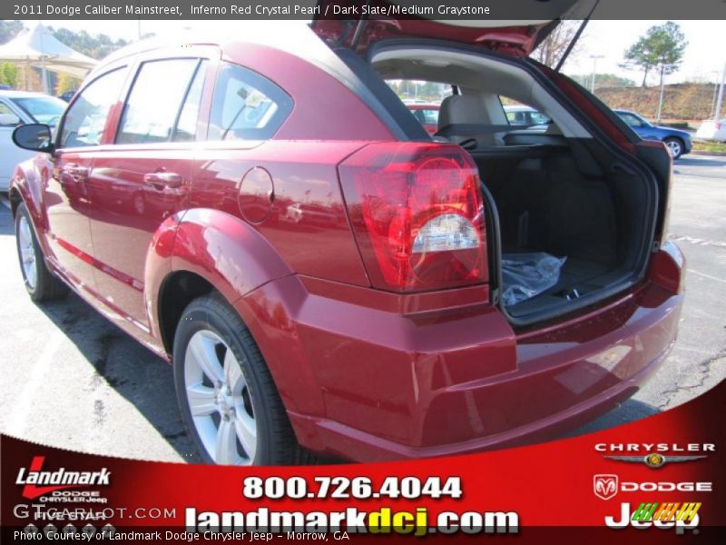 Inferno Red Crystal Pearl / Dark Slate/Medium Graystone 2011 Dodge Caliber Mainstreet