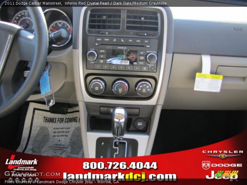 Inferno Red Crystal Pearl / Dark Slate/Medium Graystone 2011 Dodge Caliber Mainstreet