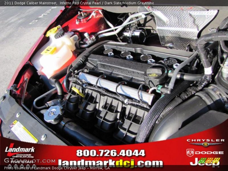 Inferno Red Crystal Pearl / Dark Slate/Medium Graystone 2011 Dodge Caliber Mainstreet