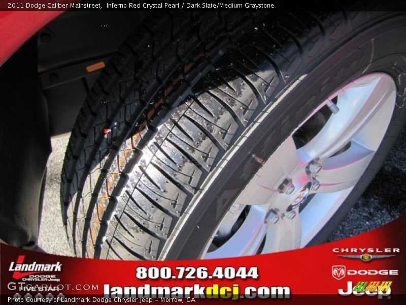 Inferno Red Crystal Pearl / Dark Slate/Medium Graystone 2011 Dodge Caliber Mainstreet