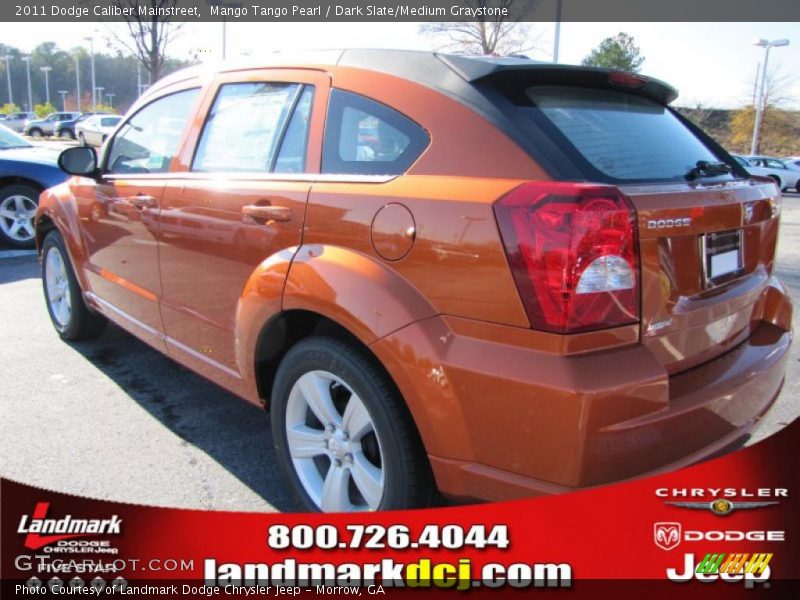 Mango Tango Pearl / Dark Slate/Medium Graystone 2011 Dodge Caliber Mainstreet