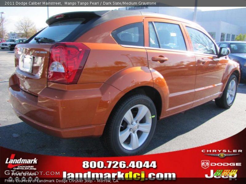 Mango Tango Pearl / Dark Slate/Medium Graystone 2011 Dodge Caliber Mainstreet