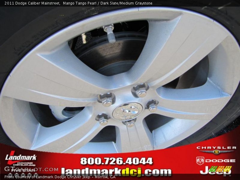 Mango Tango Pearl / Dark Slate/Medium Graystone 2011 Dodge Caliber Mainstreet