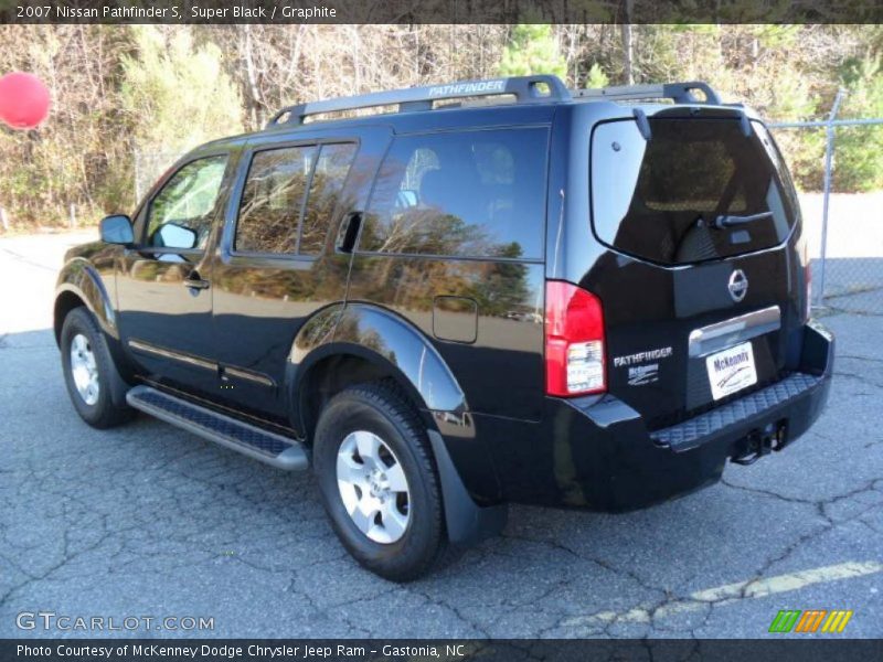 Super Black / Graphite 2007 Nissan Pathfinder S
