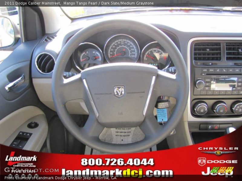 Mango Tango Pearl / Dark Slate/Medium Graystone 2011 Dodge Caliber Mainstreet