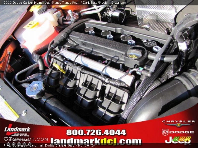 Mango Tango Pearl / Dark Slate/Medium Graystone 2011 Dodge Caliber Mainstreet