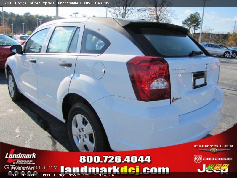 Bright White / Dark Slate Gray 2011 Dodge Caliber Express