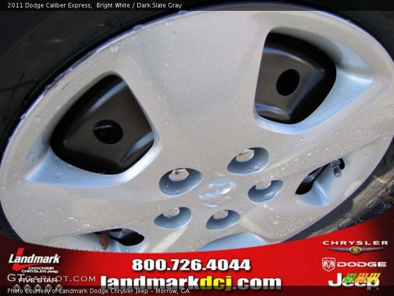 Bright White / Dark Slate Gray 2011 Dodge Caliber Express