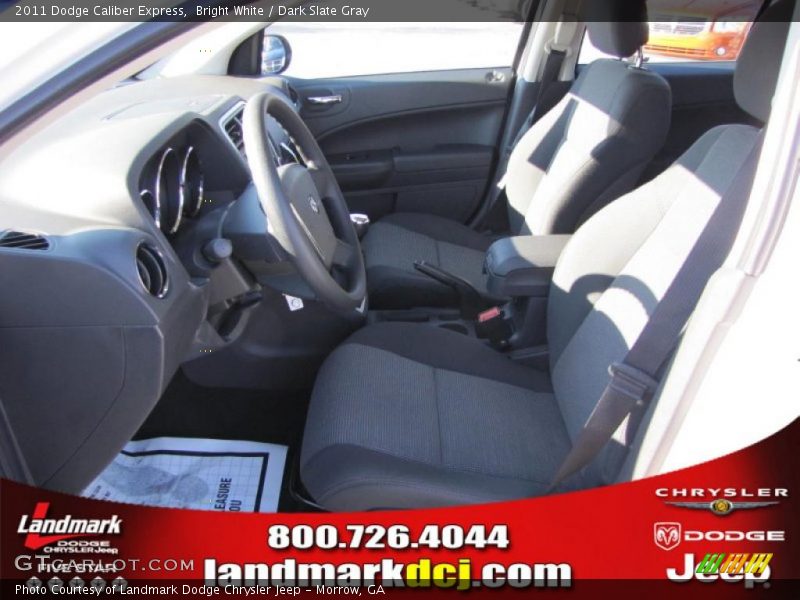 Bright White / Dark Slate Gray 2011 Dodge Caliber Express