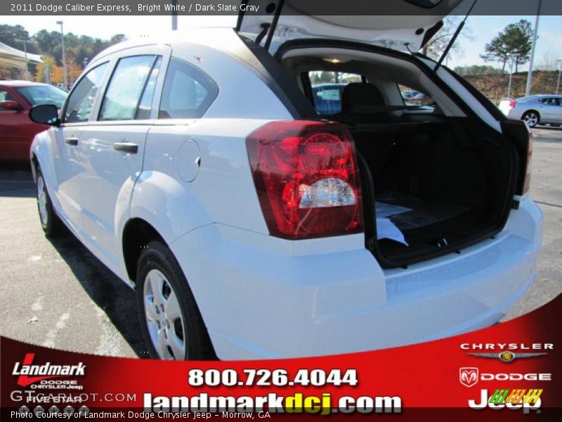 Bright White / Dark Slate Gray 2011 Dodge Caliber Express