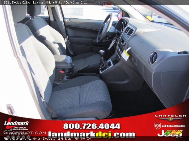 Bright White / Dark Slate Gray 2011 Dodge Caliber Express