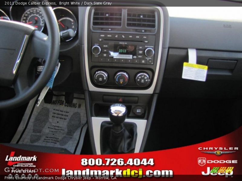 Bright White / Dark Slate Gray 2011 Dodge Caliber Express