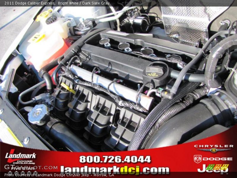 Bright White / Dark Slate Gray 2011 Dodge Caliber Express