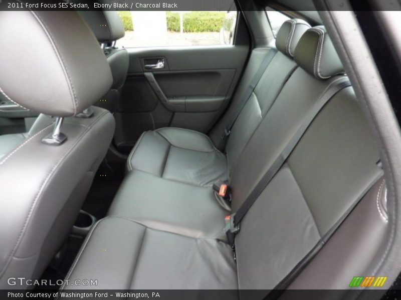 Ebony Black / Charcoal Black 2011 Ford Focus SES Sedan