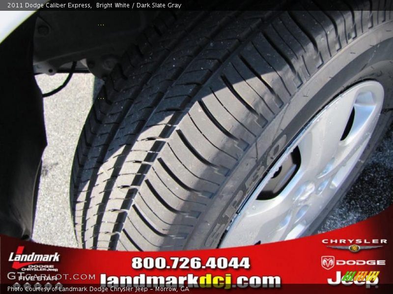 Bright White / Dark Slate Gray 2011 Dodge Caliber Express