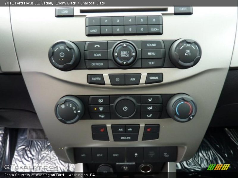 Ebony Black / Charcoal Black 2011 Ford Focus SES Sedan