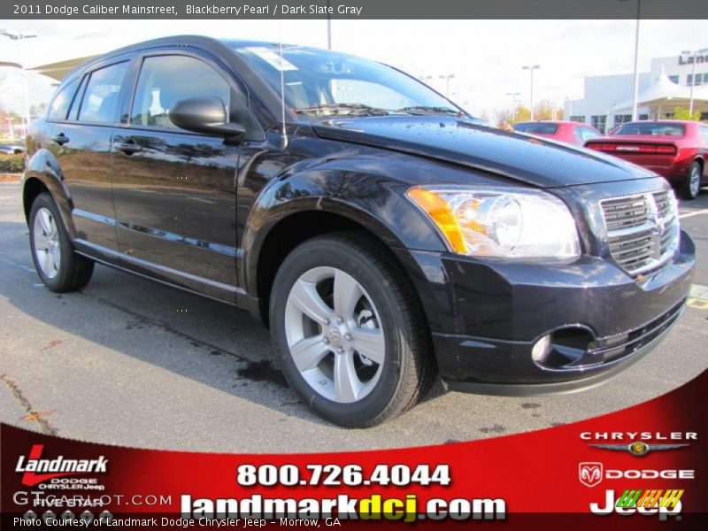 Blackberry Pearl / Dark Slate Gray 2011 Dodge Caliber Mainstreet