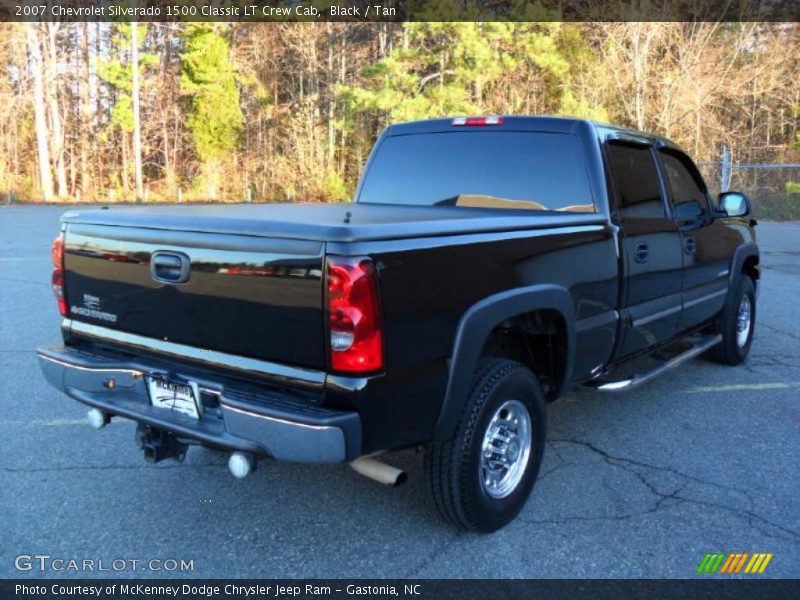 Black / Tan 2007 Chevrolet Silverado 1500 Classic LT Crew Cab