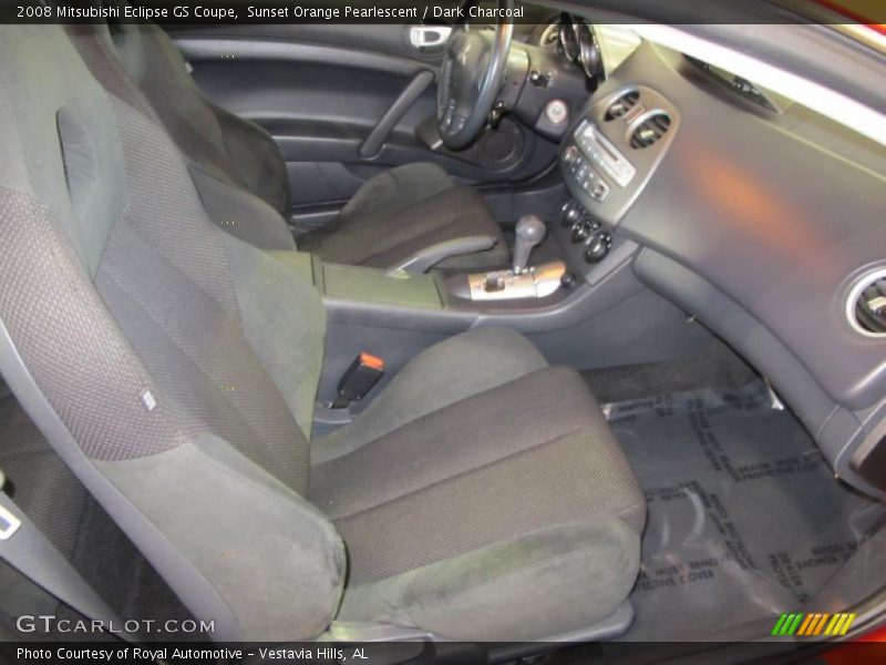 Sunset Orange Pearlescent / Dark Charcoal 2008 Mitsubishi Eclipse GS Coupe